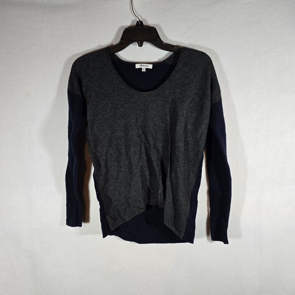 Madewell Chambray Long Sleeve Shirt XS, Gently Used Grey And Blue Shirt J. Crew